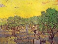Olive Grove mit den Figuren Vincent van Gogh Picking